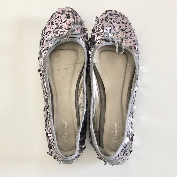 Wanted Confetti Style Shimmering Flats - Picture 4 of 10